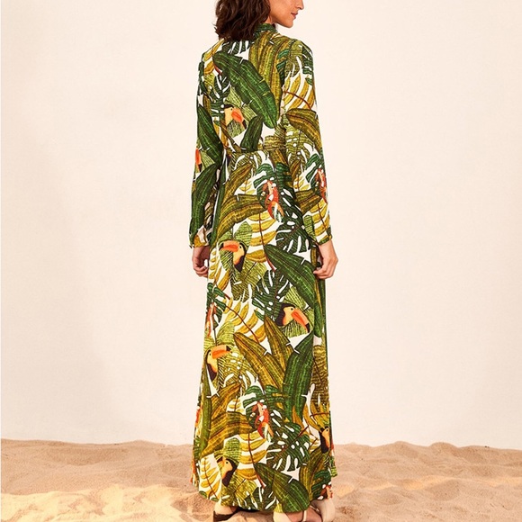 Farm Rio Paradise Forest Maxi Dress - Picture 2 of 4